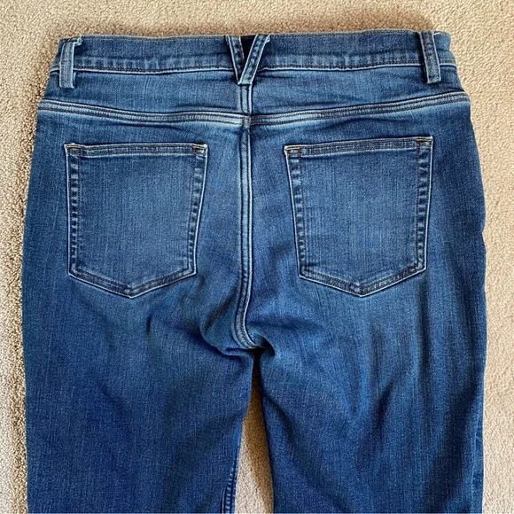 Duluth Trading Red Flannel Lined Straight Leg Jeans Women Size 6x31 - Picture 7 of 13